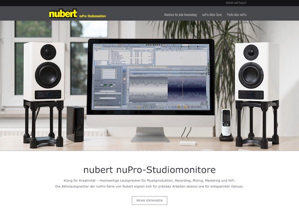 MeinHifi's tweet photo. #Nubert mit neuer Landingpage: https://t.co/7vsIEqzT5i
https://t.co/VQ7M5M1QZ5 https://t.co/5kSXhCRGCS