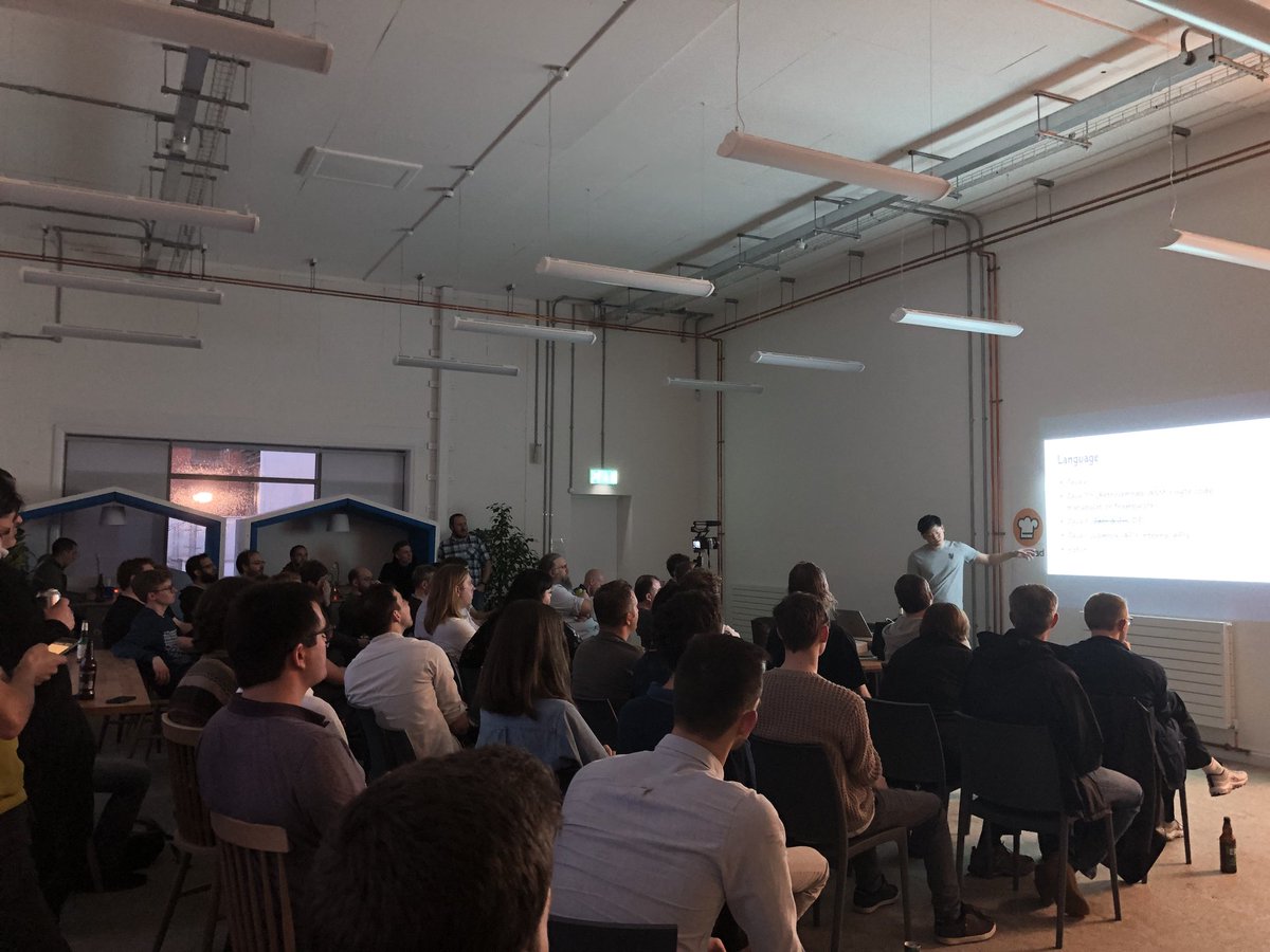 cookpad_dev's tweet photo. @rejasupotaro talking about how #cookpad #android app has evolved over the last few years at #swmobile https://t.co/X2q1JttnVu
