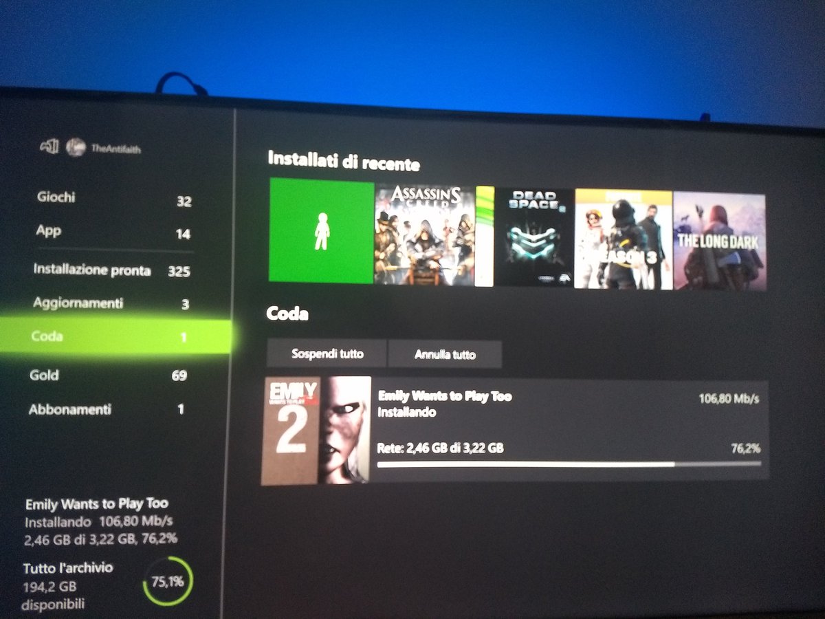 The_Antifaith's tweet photo. @GamesPaladinsIT sono il fortunato vincitore dell'estrazione di Emily Wants to Play Too proposta da @XboxlandItalia 
Grazie mille per l'iniziativa https://t.co/1RccWkNzS8