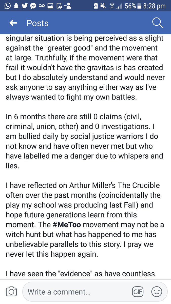 DerpSwan's tweet photo. Thread of the Facebook post in question #TimesUp https://t.co/sIPuf6kqu2
