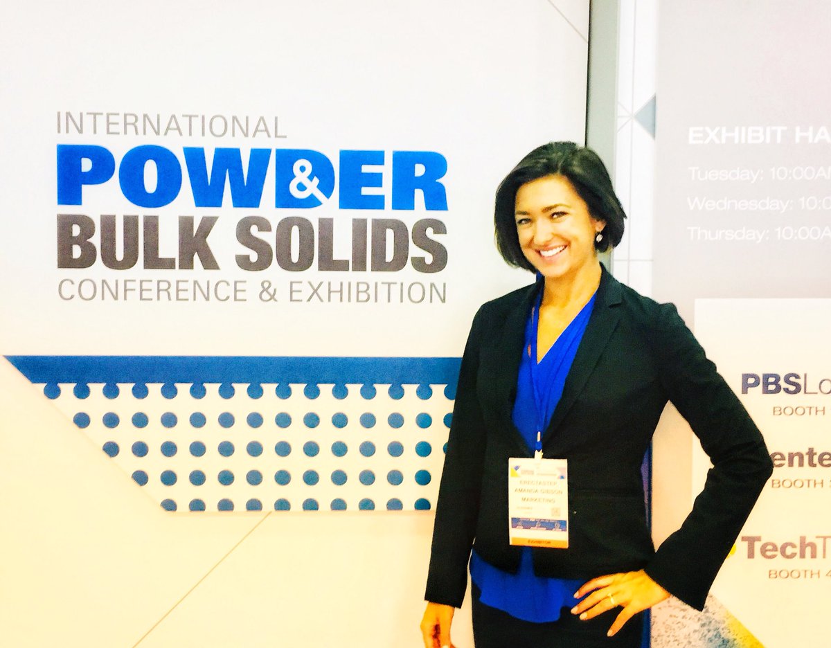 red7live's tweet photo. Amanda is presenting at International Powder &amp; Bulk Solids this week. #chicago #chicagoconventioncenter #livemarketing #marketing #eventmanager #tradeshow #experimentalmarketing #facetofacemarketing #dancing #marketing #red7live #host #webinar #publicspeaking #presenter https://t.co/axQms6bOom