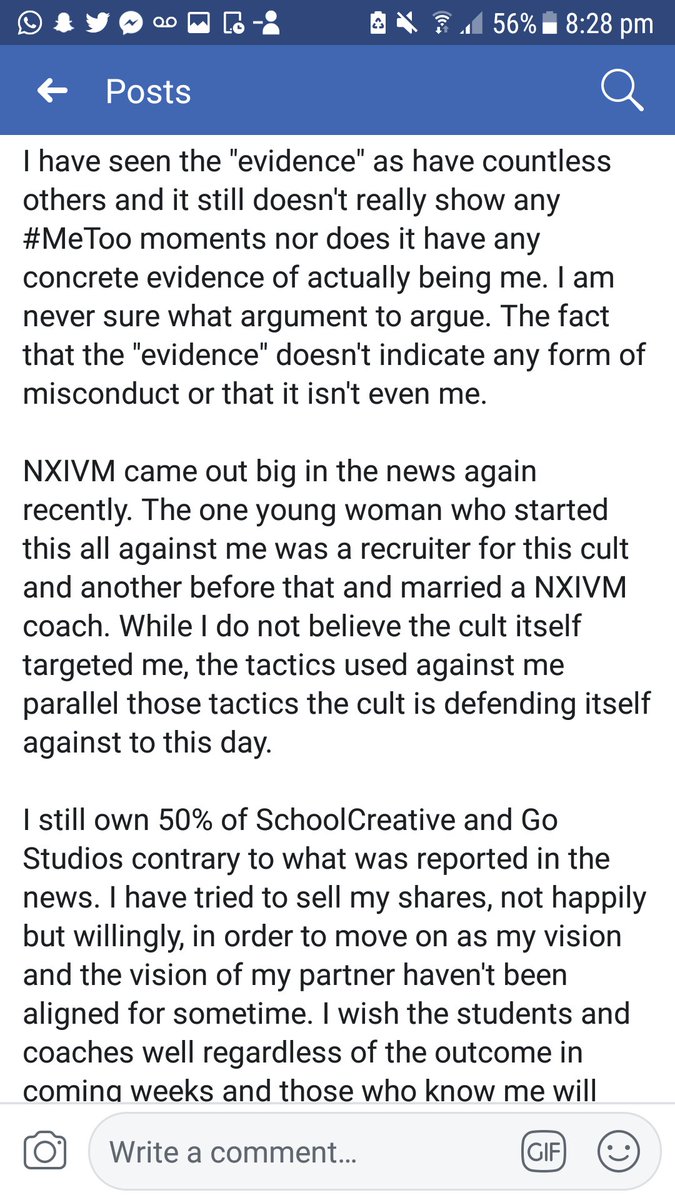 DerpSwan's tweet photo. Thread of the Facebook post in question #TimesUp https://t.co/sIPuf6kqu2