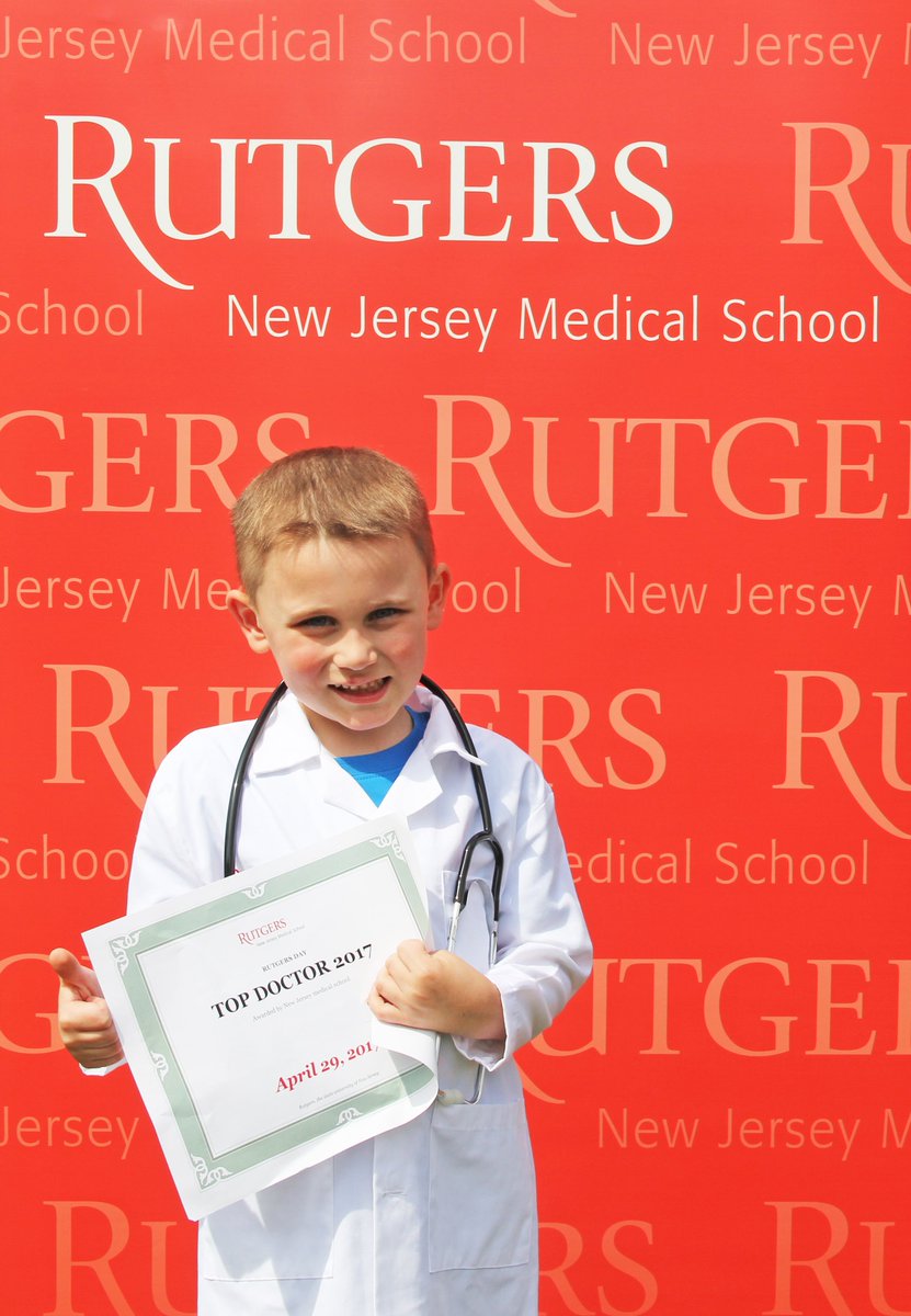 Rutgers_NJMS's tweet photo. #RutgersDay is just around the corner! This Saturday, April 28th, will be packed with fun-filled #activities, #performances and more!  Be sure to visit and take some pics at our #DoctorForADay booth on #BuschCampus! For more info: https://t.co/JPAWih7yUs https://t.co/Lc9lHEq8sO