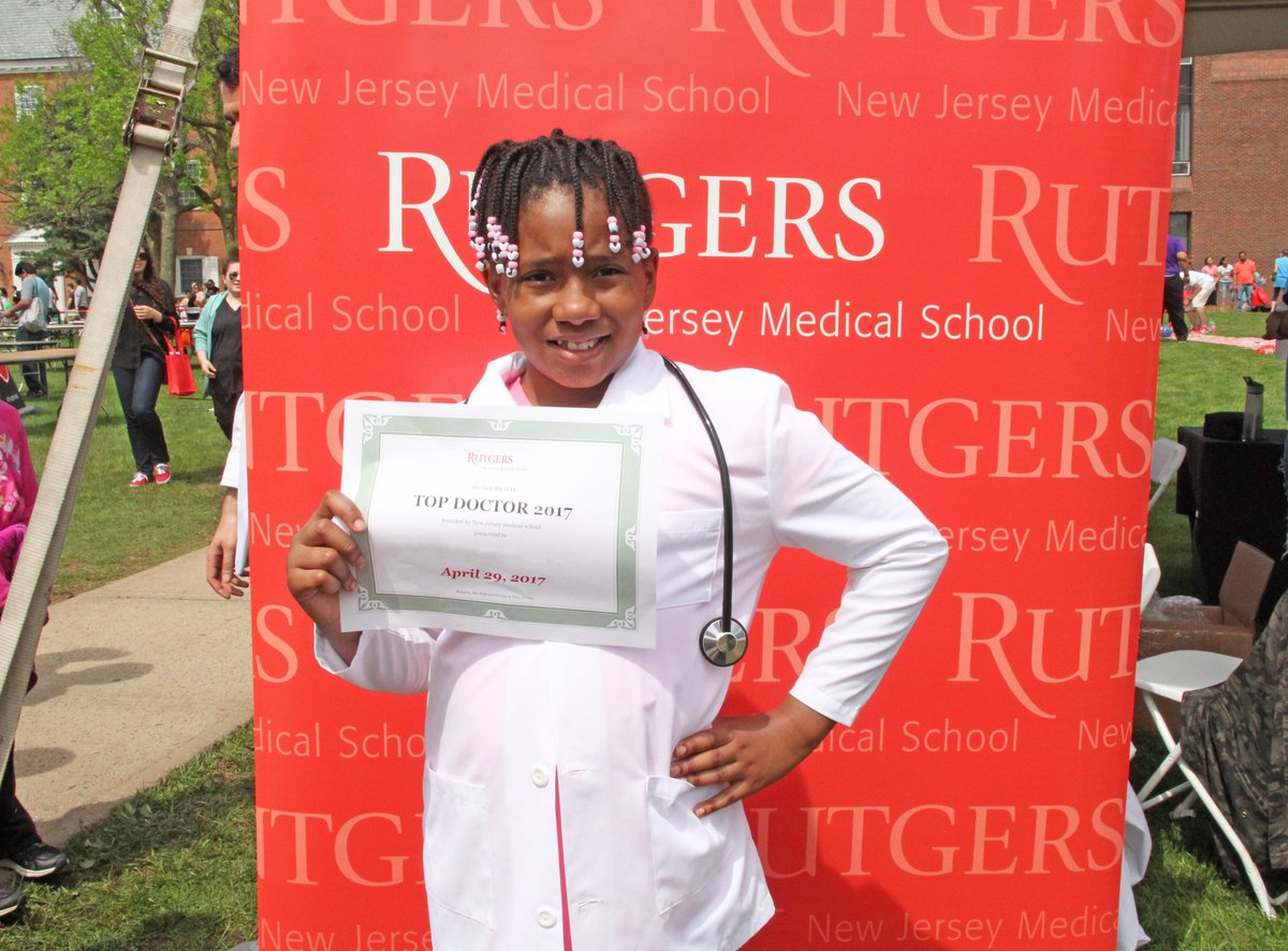 Rutgers_NJMS's tweet photo. #RutgersDay is just around the corner! This Saturday, April 28th, will be packed with fun-filled #activities, #performances and more!  Be sure to visit and take some pics at our #DoctorForADay booth on #BuschCampus! For more info: https://t.co/JPAWih7yUs https://t.co/Lc9lHEq8sO