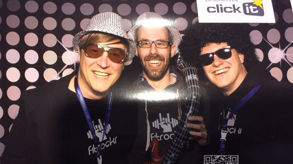 FitrockrApp's tweet photo. Fitrockr team is rockin #chcd18 https://t.co/W3P7CvN7ne