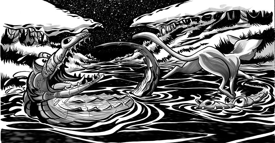 ChrisBinns13's tweet photo. Another "inked only" sneaky peak from this years adventure book: Astro Pals: The invasion of King wart #authorillustrator #kidlitart #childrensbook #childrensillustration #illustrations #AstroPals https://t.co/rHp3HJElha