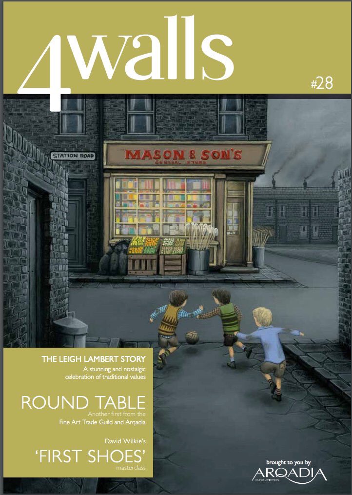The latest version of @4wallsbyArqadia is out NOW and it features our very own <a href="/Leigh__Lambert/">Leigh Lambert  🎨</a>. Click the link below to read Leigh’s story: arqadia.co.uk/SupplyImages/p…