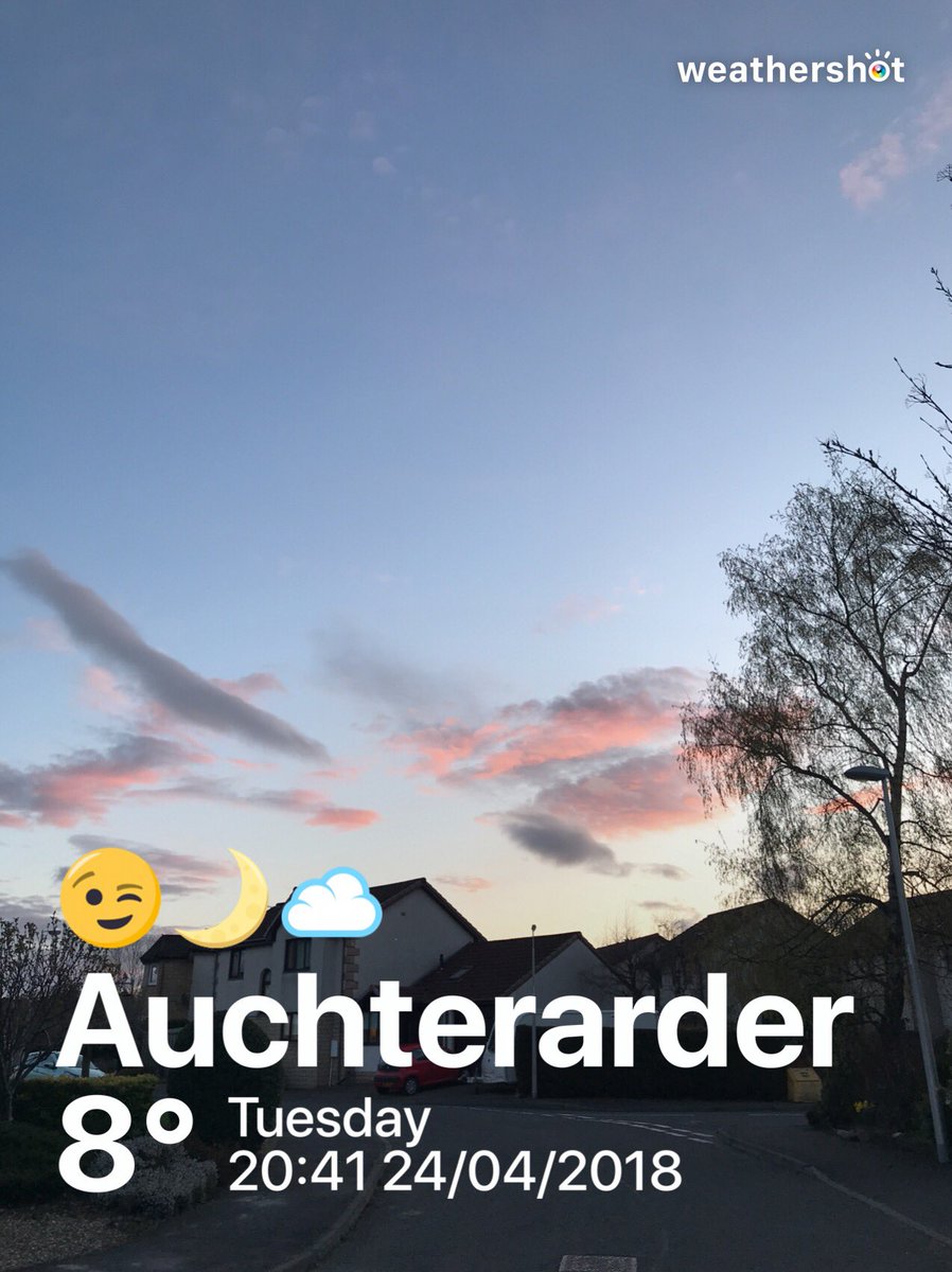 WindyWilson88's tweet photo. GET INVOLVED
Download the FREE @InstaWeatherApp and send me in yer own wee forecasts . . . Mind yer #LocationHashtags #InsertPlaceName #IAmHere #WeatherCheck #WeatherShot #Auchterarder https://t.co/P6QP4ZCtOF