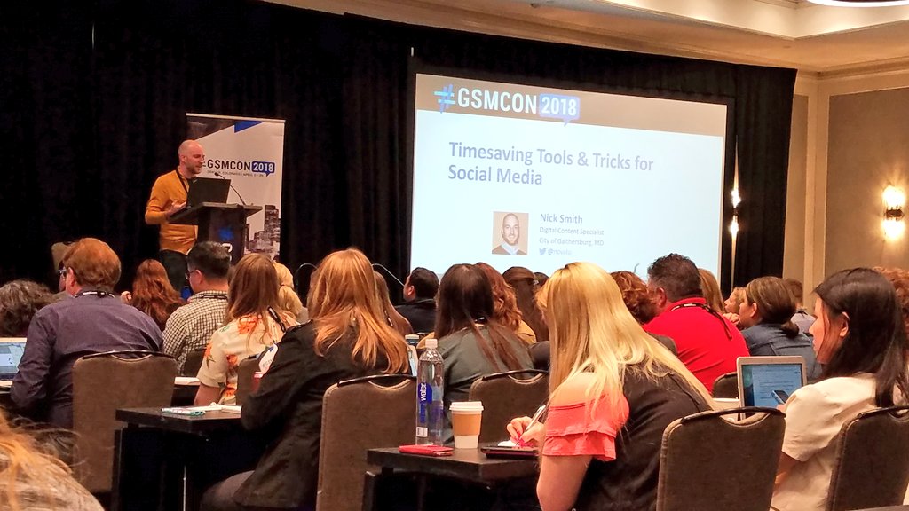 kbfahy's tweet photo. At the @GSMCON 2018 Conference! Every session has been packed! Learning! #GSMCON2018 https://t.co/1SLdQAI820