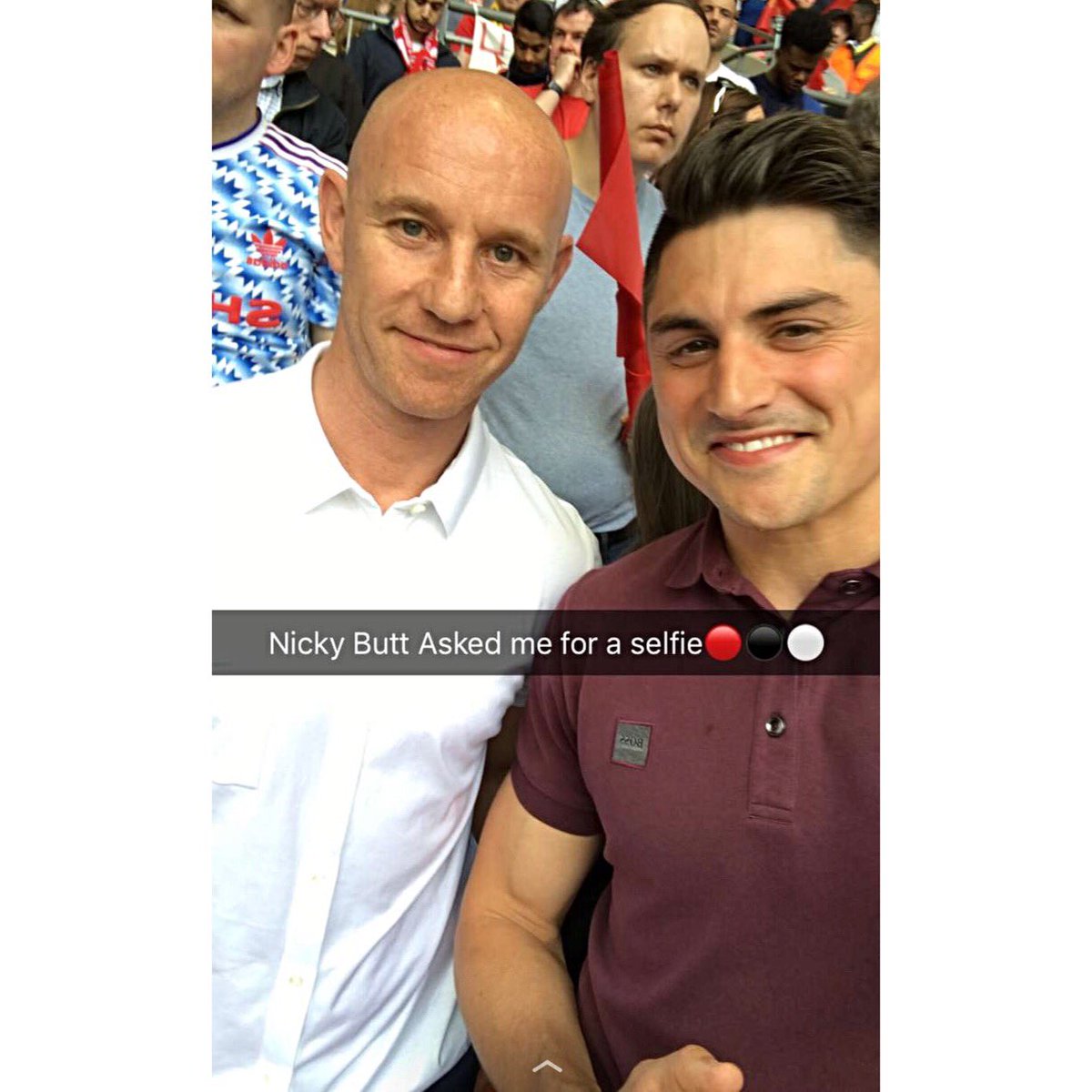 Sam_Chandler91's tweet image. Bumped into Ex United player Nicky Butt at Wembley on Saturday #unitedvspurs #FACup #legend