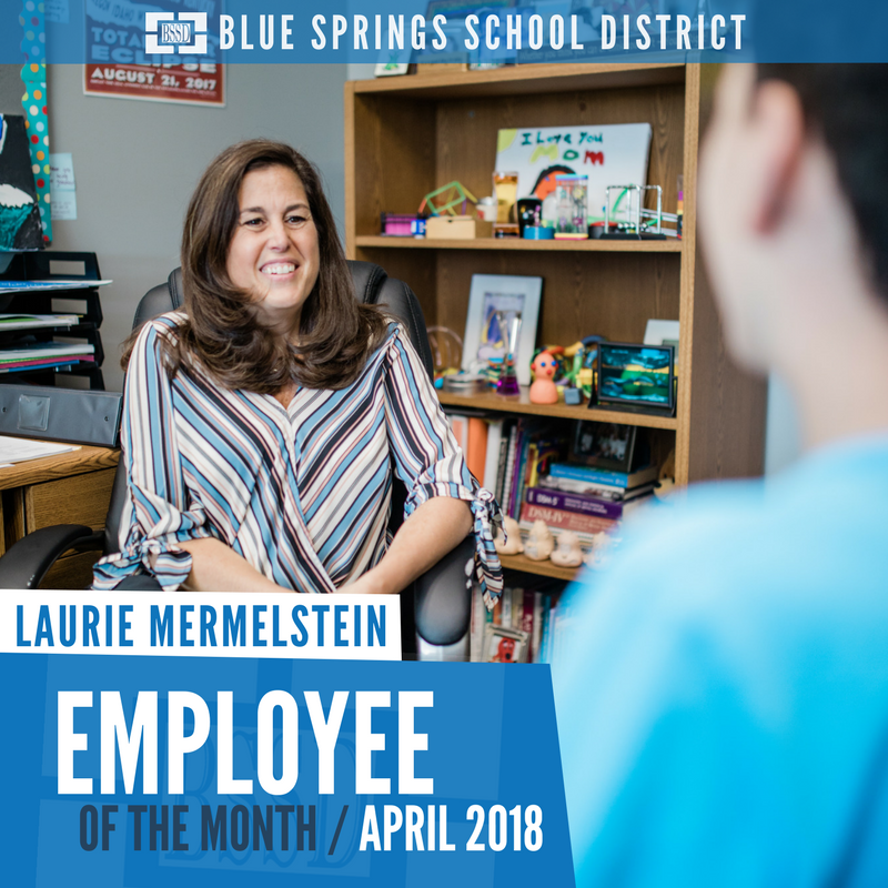 Blue Springs Schools on Twitter "Laurie Mermelstein is the April