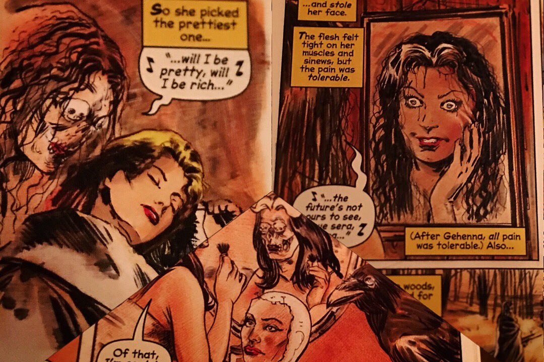 tcaofsabrina's tweet photo. I have a theory
SPOILER ALERT
#JennaBerman is set to play the role of a "Young Woman/Madam Satan", according to @imdb - I think she's more likely to play the girl that #MadamSatan steals the face from in the beginning of the series, than a younger version of Madam Satan. https://t.co/Q3XLoWtENf
