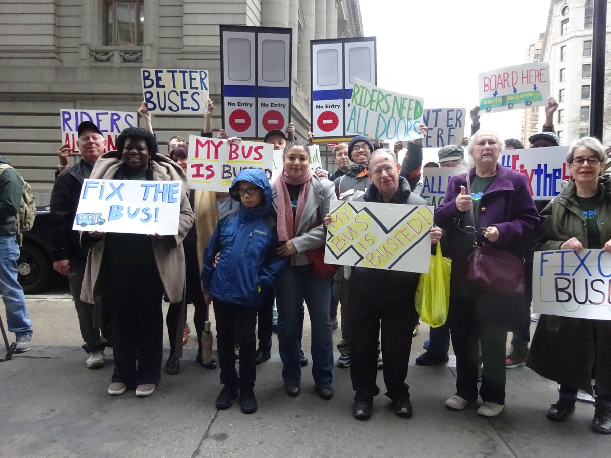 RidersAlliance's tweet photo. Celebrate a big win for bus riders at our "All About That Bus" happy hour! Join us to learn more about the @MTA's "Bus Action Plan" & toast to the hard work of our grassroots members who helped make it happen! RSVP: https://t.co/XktMXdh1jd #BusTurnaround #FixTheBus #WinsOnTheBus https://t.co/jLW7nSpHgq