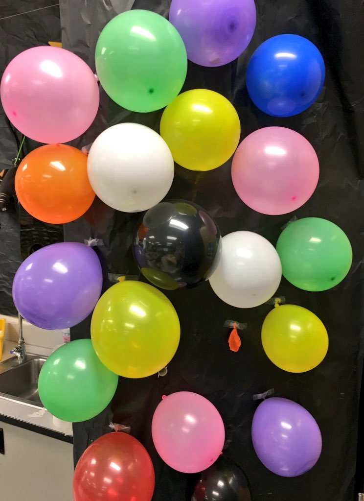 Mswilcoxsclass's tweet photo. Spending the last 22 days of school making sure each child feels loved &amp; special ♥️. Each balloon has a student’s name inside. We will pop 1 balloon every day until the last day of school. The student’s balloon that we pop gets the royal treatment for the day! #goinoutwithabang https://t.co/0TEFZ6QaNY
