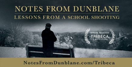 NotesDunblane's tweet photo. JOIN US on 4/29 for the #Tribeca Talks screening &amp; panel moderated by #JohnSlattery - https://t.co/LJlbfgGPAW #GunSenseNow @MariaCuomoCole https://t.co/Rwk0ncwZRH