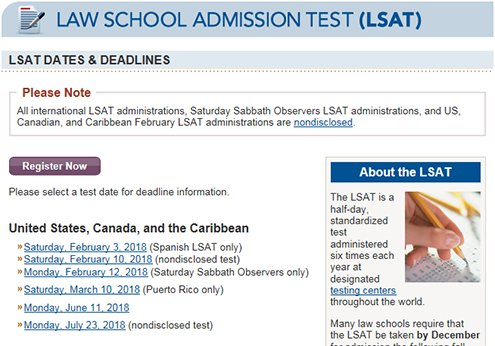 The registration deadline for the June 11 #LSAT is May 1—less than a week away. But remember, for the first time ever, LSAC is offering the test in July! There’s still plenty of time to register for the July 23 test, which is a nondisclosed test. ow.ly/OQQf30jEYG5