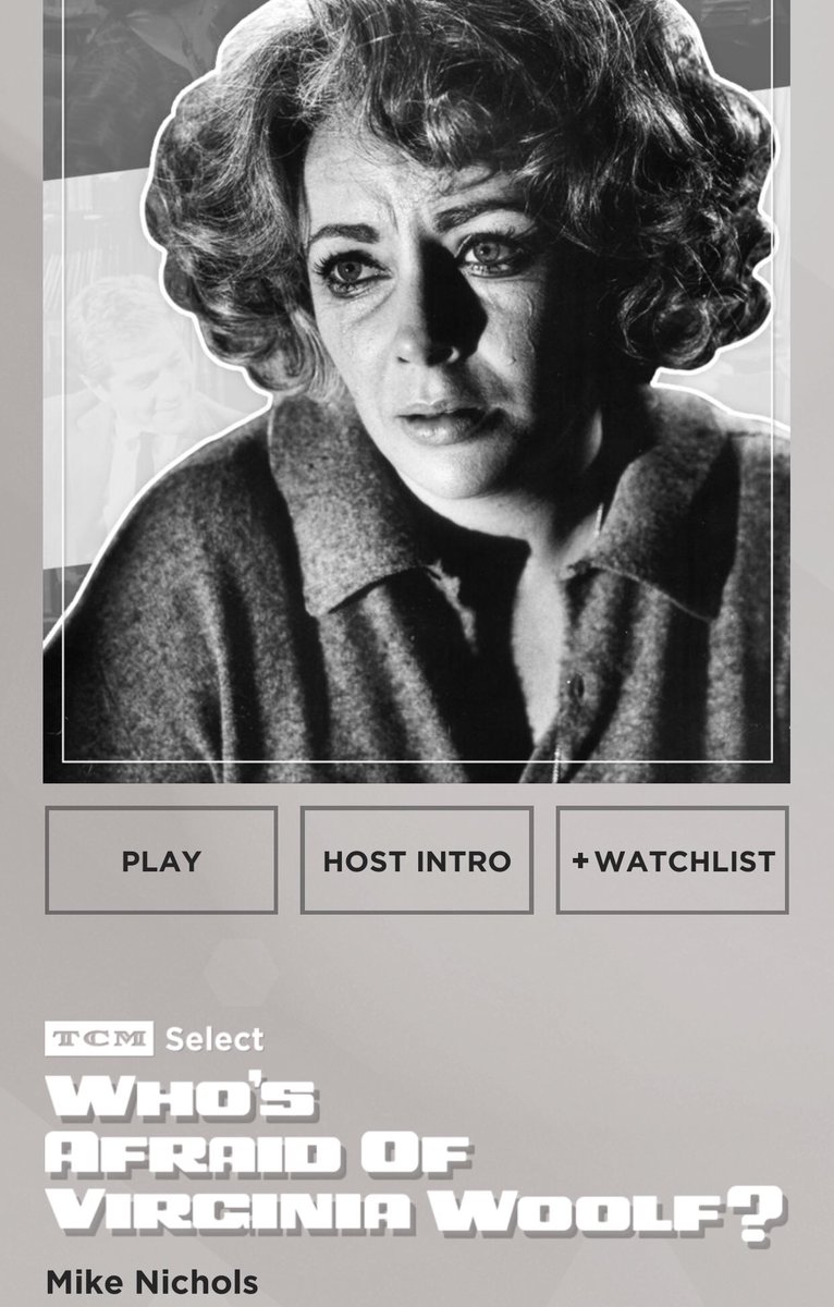 QVHough's tweet photo. It’s a #TCMSelect day... feel like I’m back in college again. Thanks, @FilmStruck. 📽 https://t.co/vXJCpR0MIT