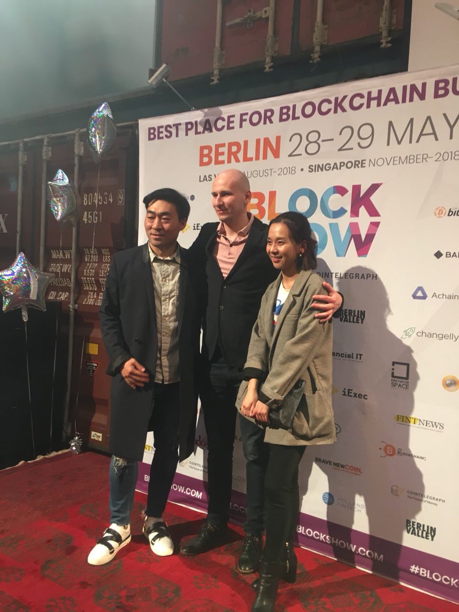 BlockShowcom's tweet photo. 💃🕺BlockShow Zurich is officially a hit!
Jimmy Zhao, Stockholm speaker &amp; Ailin Wang from ChainX, our General Sponsor, are here!
We are happy to have such amazing longtime friends and partners! https://t.co/i8TmIOGBFu
