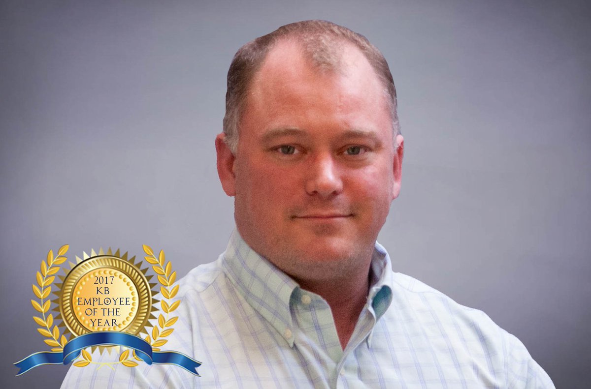 The <a href="/KirlinBuilds/">Kirlin Builders, LLC</a> Employee of the Year AWARD goes to estimator extraordinaire Brigham!  Job well done! #kbEOY #awards