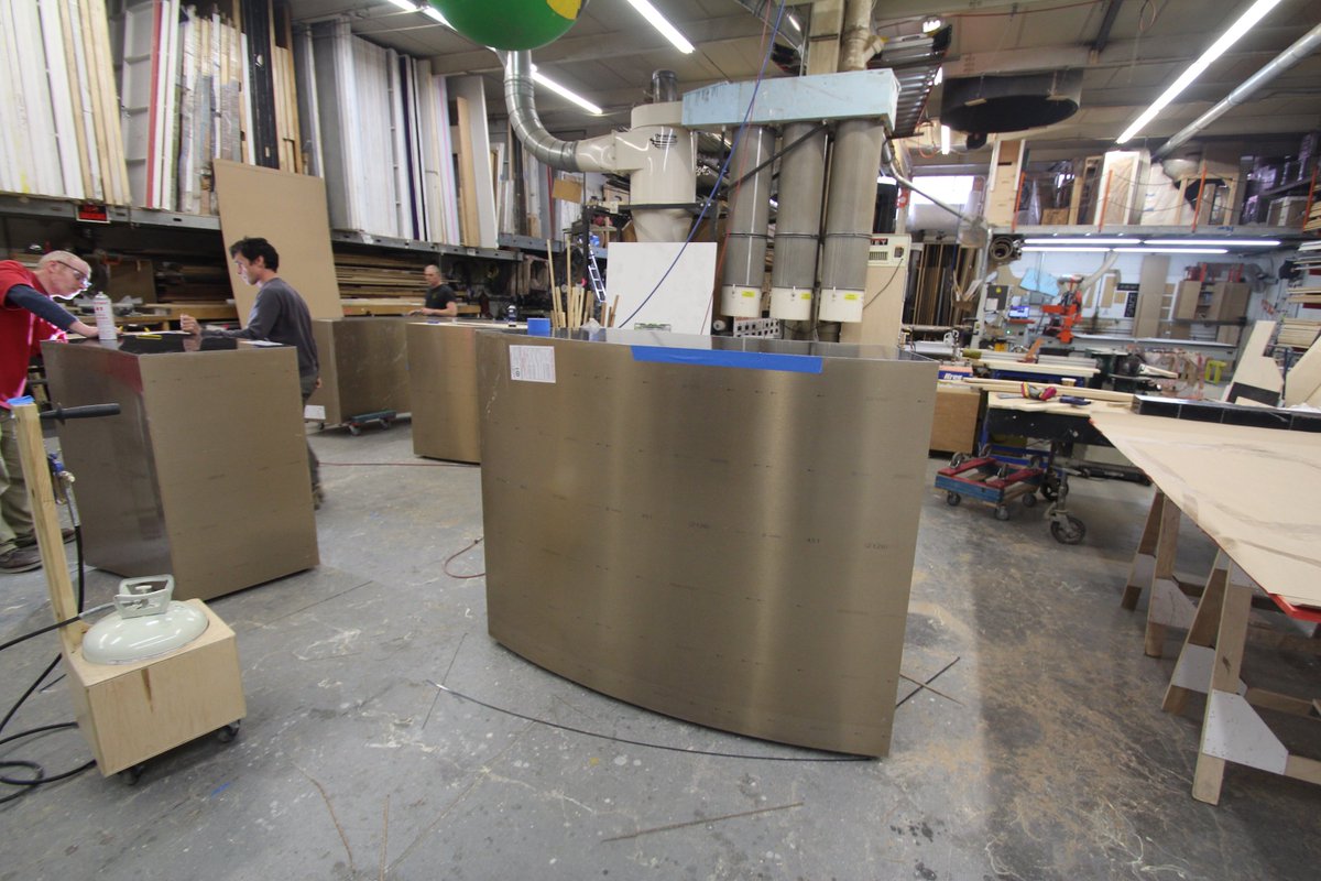 CreativeEngNYC's tweet photo. #TransformationTuesday ! Sometimes you just have to do things Step By Step.
We recently fabricated the display for Christie's Lates cocktail event celebrating The Collector sales for Architecture at large.
#display #artinstallation #displaybuilding #event #Construction https://t.co/Nl47IFSxWy
