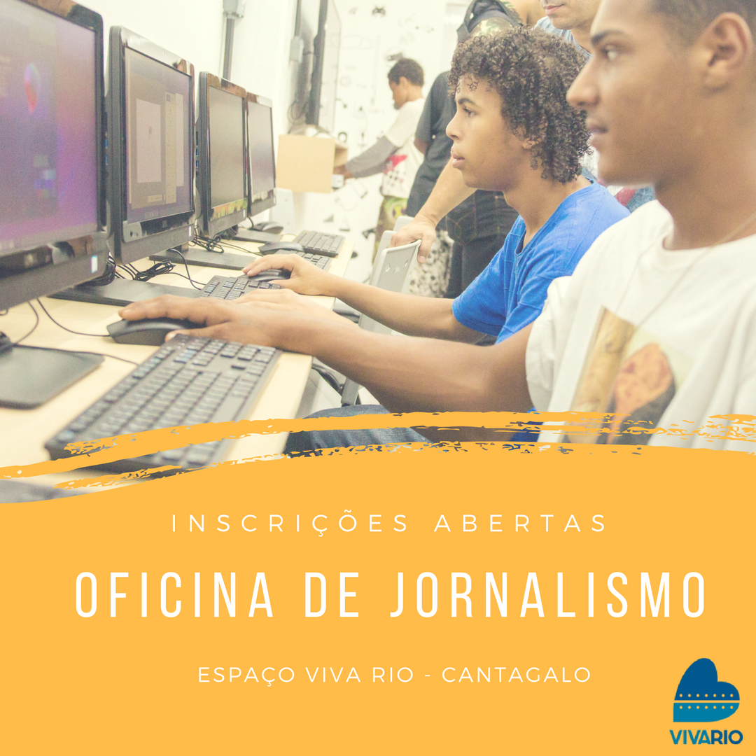 Viva_Rio's tweet photo. Estão abertas as inscrições para oficina de jornalismo, iniciativa do #FavelaHub e @PPGInformativo! A atividade é voltada para moradores do Pavão-Pavãozinho e Cantagalo. Inscrições aqui: https://t.co/sAanyow4El 

As aulas serão ministradas por alunos e professores da @UVA_Veiga. https://t.co/VbYzr12Ojz