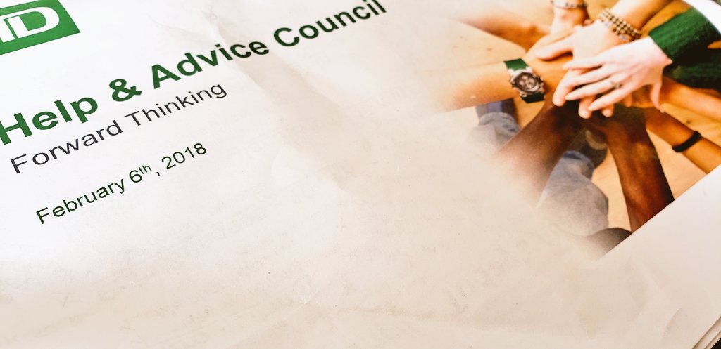 The 2nd Help &amp; Advice Council was a success! A big thank you to all of the Help &amp; Advice Centre's for participating. Ultimately, continuing to make TD the best place to work &amp; bank! #helpandadvice #td #lovewhereyouwork #curiousandcaring #forwardbanking