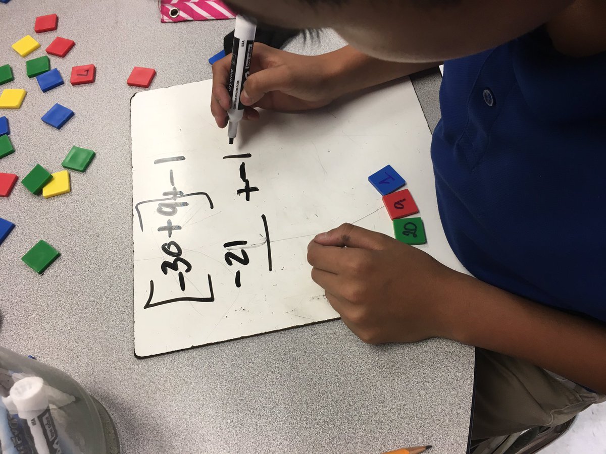 mrs_helms311's tweet photo. Integer Mini-Lessons! We focused on adding integers for two days during our second rotation. Yesterday was whole group and today was partners and small group. @CISDMartin #wildaboutmartin #6math https://t.co/9VL1sK52yU