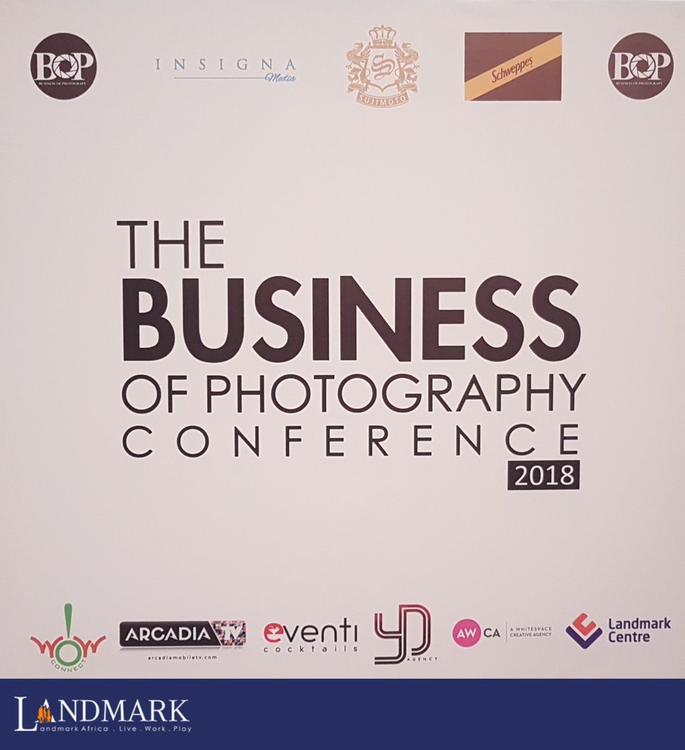 landmarkafrica's tweet photo. We are proud to sponsorl The Business of Photography, a conference and Masterclass for photography professionals and enthusiasts to learn and exhibit everything photography.

Venue: @Landmark_Centre
#BusinessLeisureLifestyle
#LandmarkVillage
#BOPConference https://t.co/f9gdLscSwG