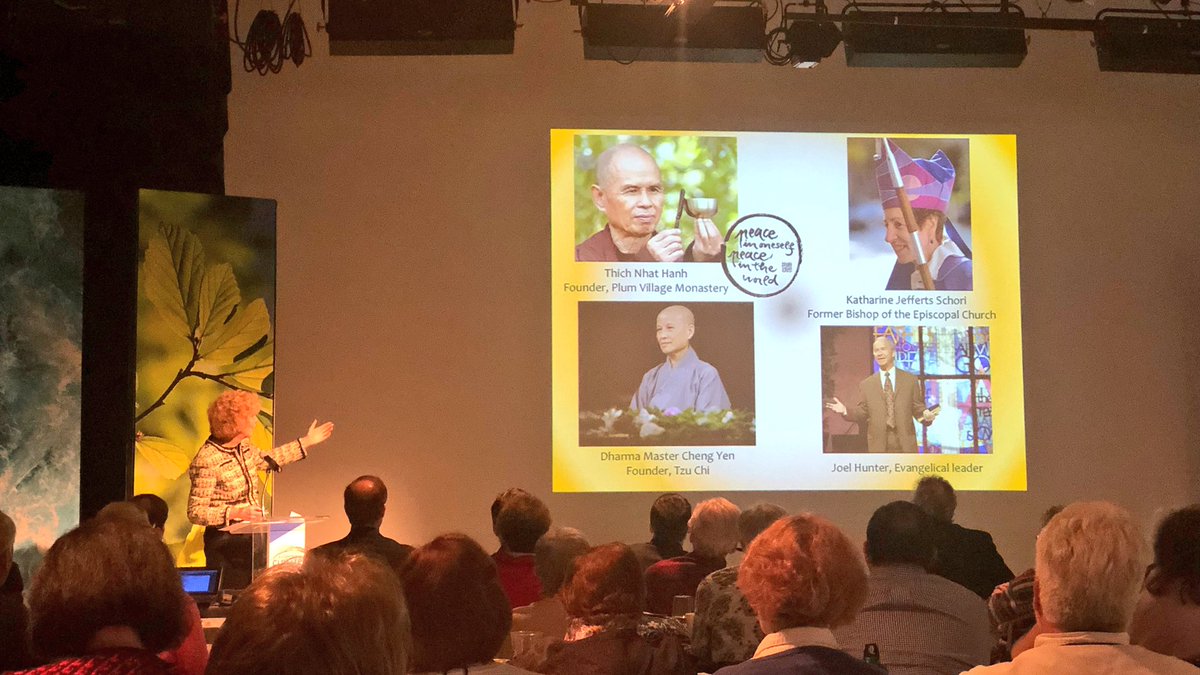 STLClimate's tweet photo. Mary Evelyn Tucker, @YaleFES @YaleDivSchool, says the greatest #RenewableEnergy there is... is the human spirit! #STLClimateSummit #SLU200 https://t.co/5QQGaLH66g
