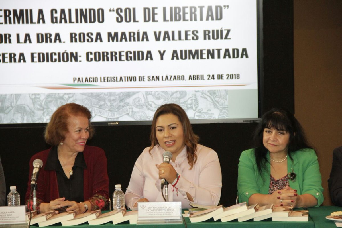 DIPSFED_DGO's tweet photo. Se presentó el Libro Hermila Galindo "Sol de Libertad" de la Dra. Rosa María Valles Ruiz organizado por la Diputada @coquisespinoza en la @Mx_Diputados https://t.co/392C0TVF9T