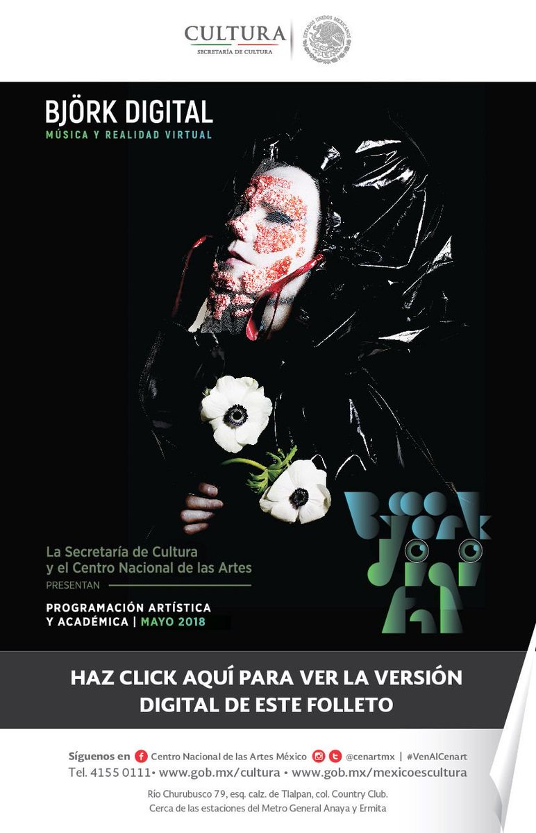 cenartmx's tweet photo. Mayo está a la vuelta de la esquina. ¡Conoce nuestra programación en nuestro folleto digital y no te pierdas de nuestras actividades! 👉🏽 https://t.co/Hc6F7yGy1r https://t.co/5TO8HMZO6a