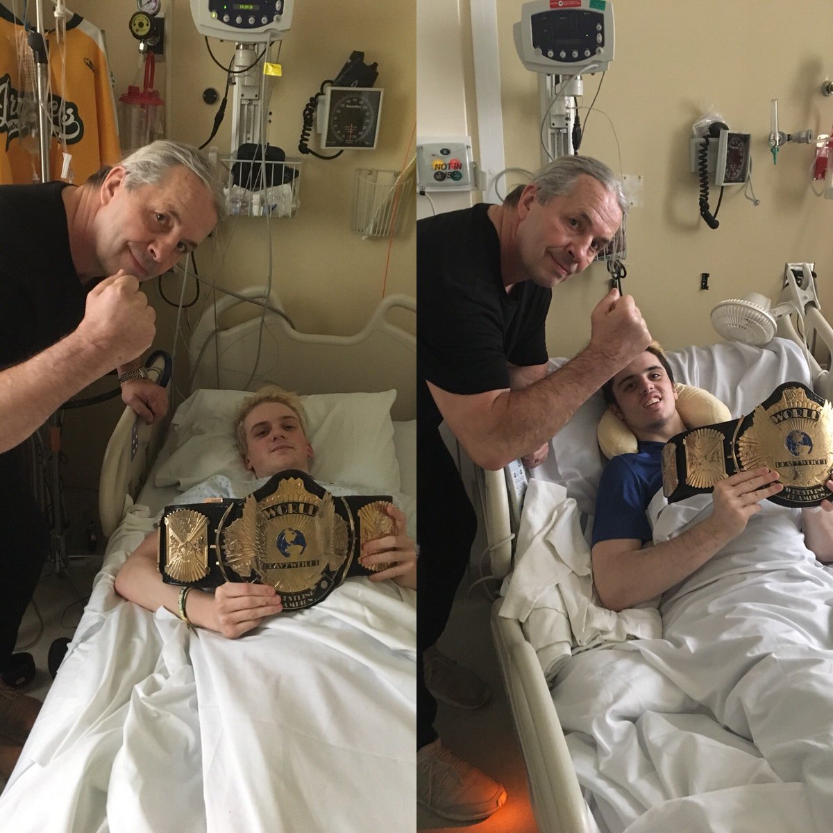 BretHart's tweet image. I met Ryan Straschnitzky &amp;amp; Graysen Cameron of the Humboldt Broncos. The incredible courage and optimism that I saw today visiting these fine young men, left me in awe. Despite all they’ve been through, I see nothing but determination and an amazing will to beat any and all odds.