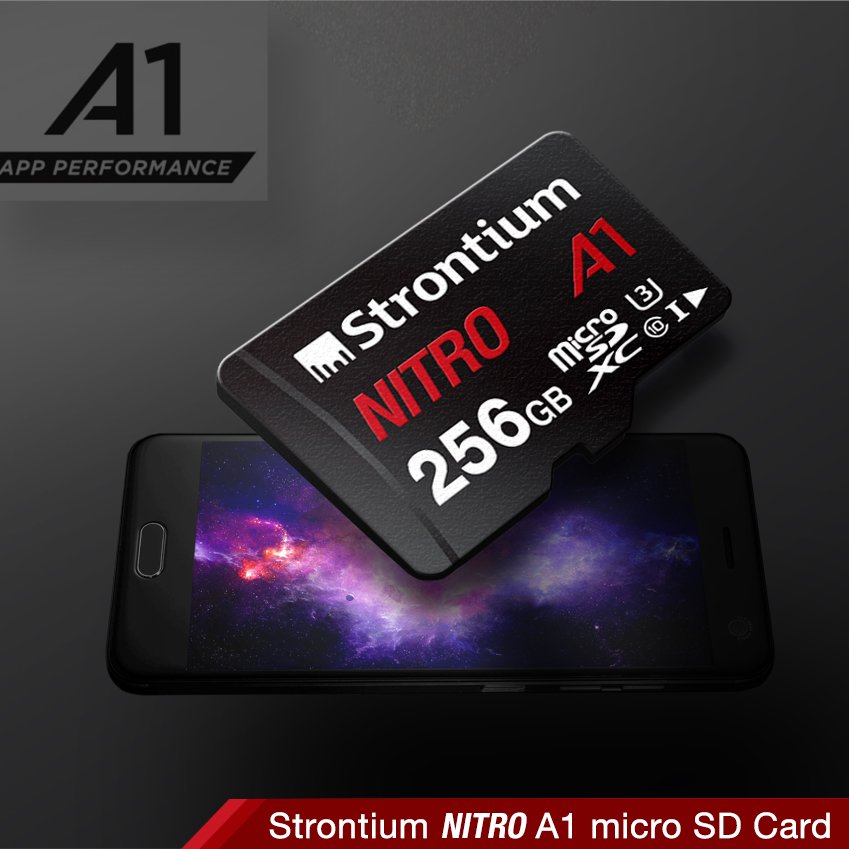 strontiumtech's tweet photo. Announcing Strontium New NITRO A1 micro SD Card
It is optimized for faster apps performance. With A1 rating &amp; up to 100MB/s transfer speed, the NITRO A1 microSD card can minimize loading time when you launch an app or even transfer a large amount of your favorite media files. https://t.co/dEwCAuirO7