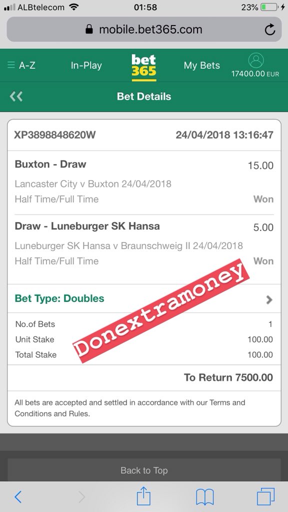 FixedMatch18's tweet image. Congratulations to all our VIP members who won yesterday with us ! Bet365 from Iphone not from Android ! ( no photoshop check it ) #mlsxfox #MLS2ATX #LiverpoolRoma #royalbaby #ChampionsLeague #Liverpool #Roma #MakeHealthGreatAgain #TorontoStong #MoneyTalks