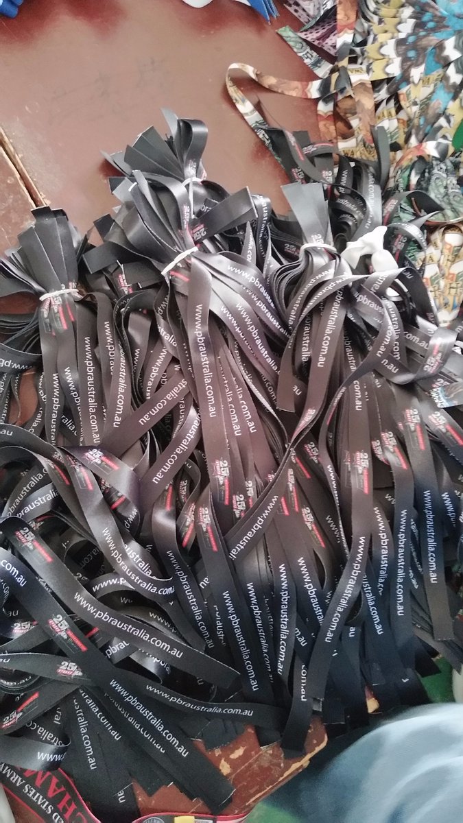 It is lanyards day! Lanyards in our factory~Took by myself.#lanyards