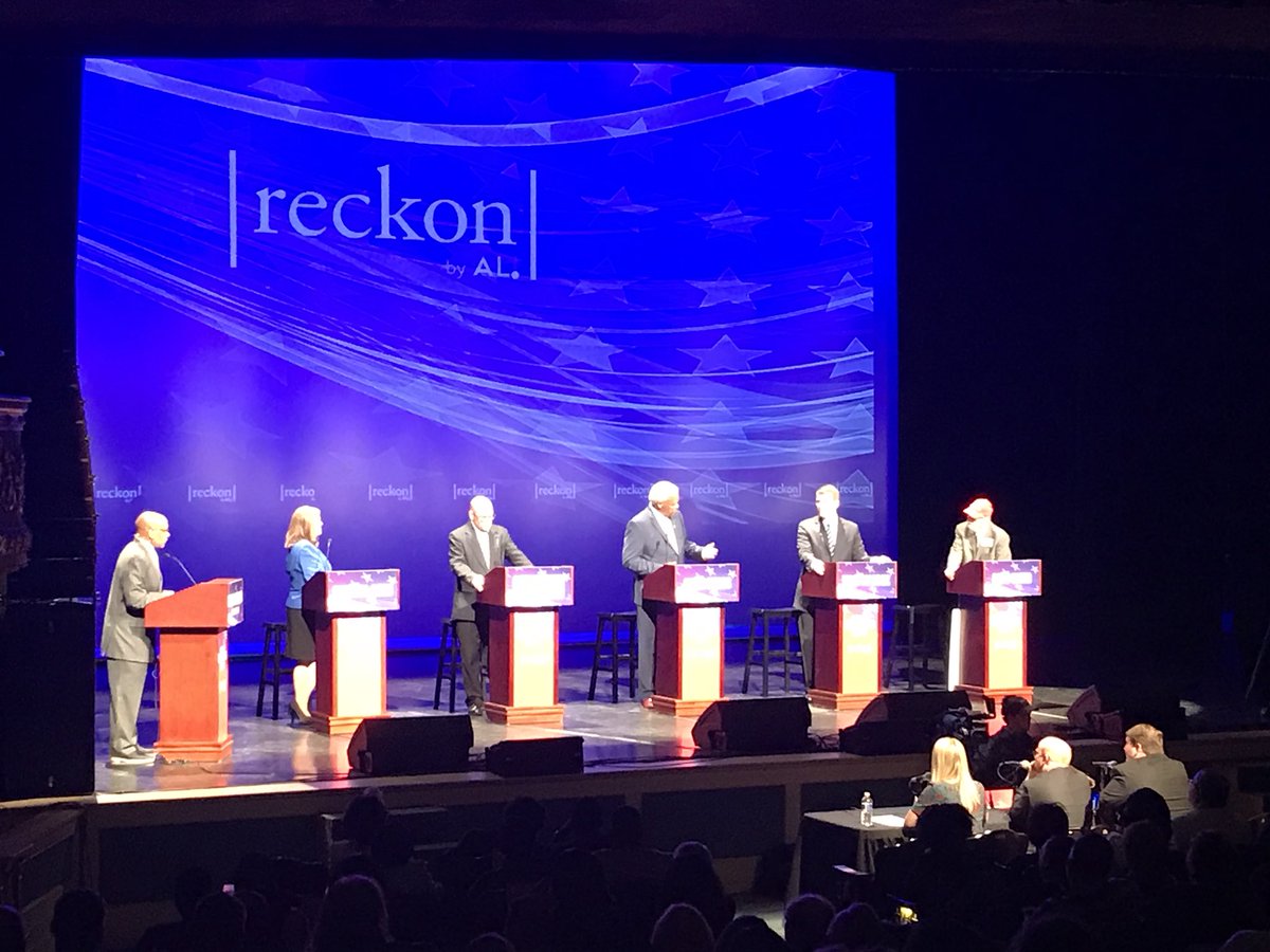 KConnerTweets's tweet photo. Things wrapping up here at the Lyric @whnt #ReckonDebate https://t.co/itJ4dbLiiB