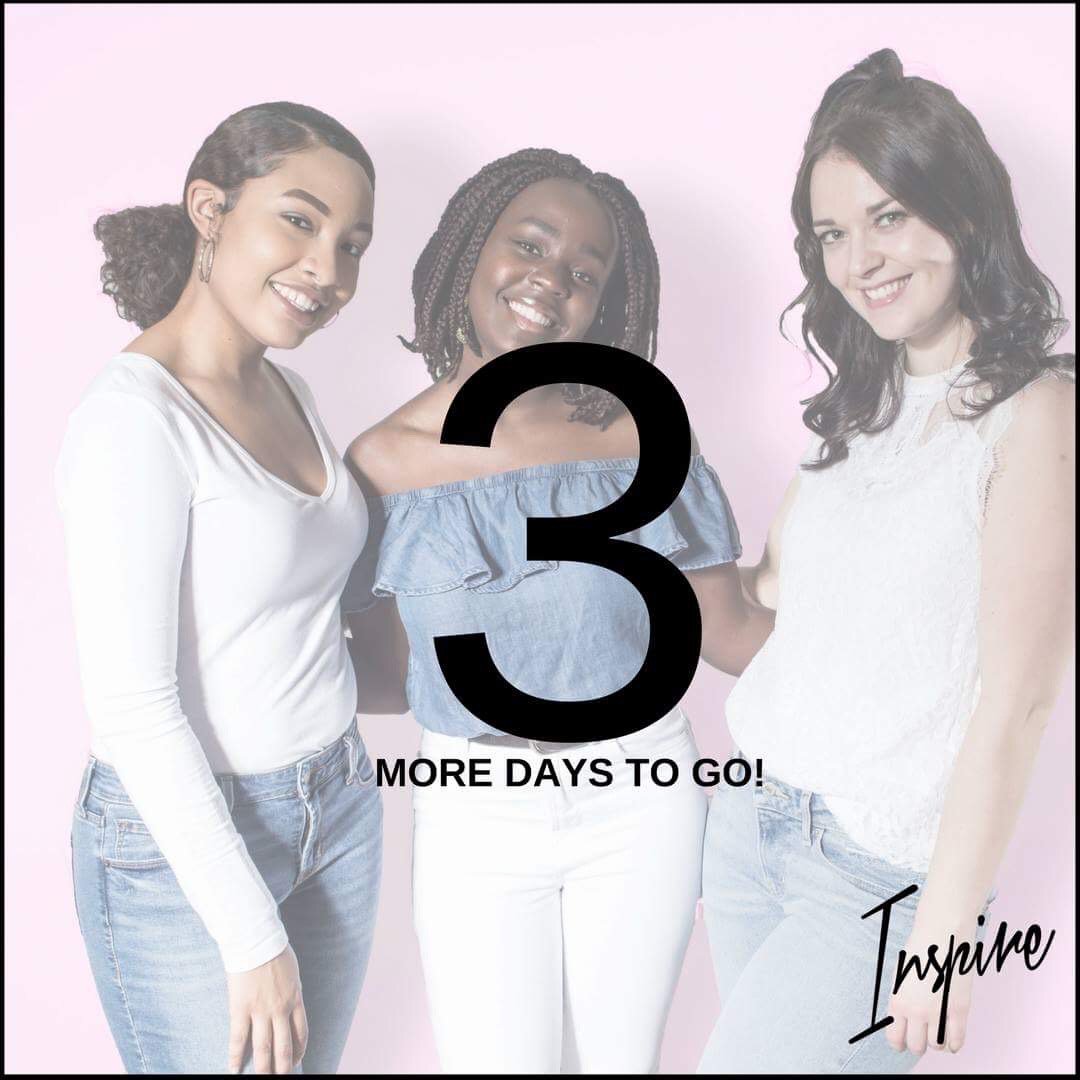 RushLadies's tweet photo. COUNT DOWN UNTIL #INSPIRE2018!🌸 
Experience Inspire, Register now! #3DaysToGo #ComeWithYourCrew!!
https://t.co/JWCTbu4jhb https://t.co/TThdVmSwFl