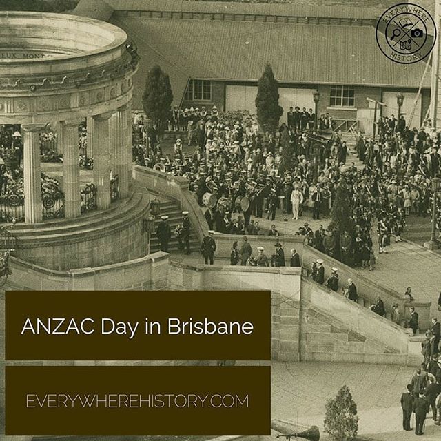 everywherehist's tweet photo. ANZAC Day in Brisbane. Post on blog https://t.co/Dx8yIW67r6 https://t.co/EtdP5akogj