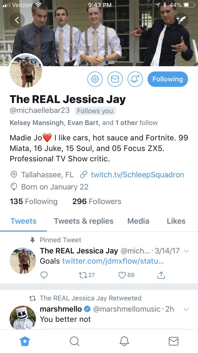 RealJessicaJay's tweet image. Please go report this account ASAP. Someone is trying to impersonate me