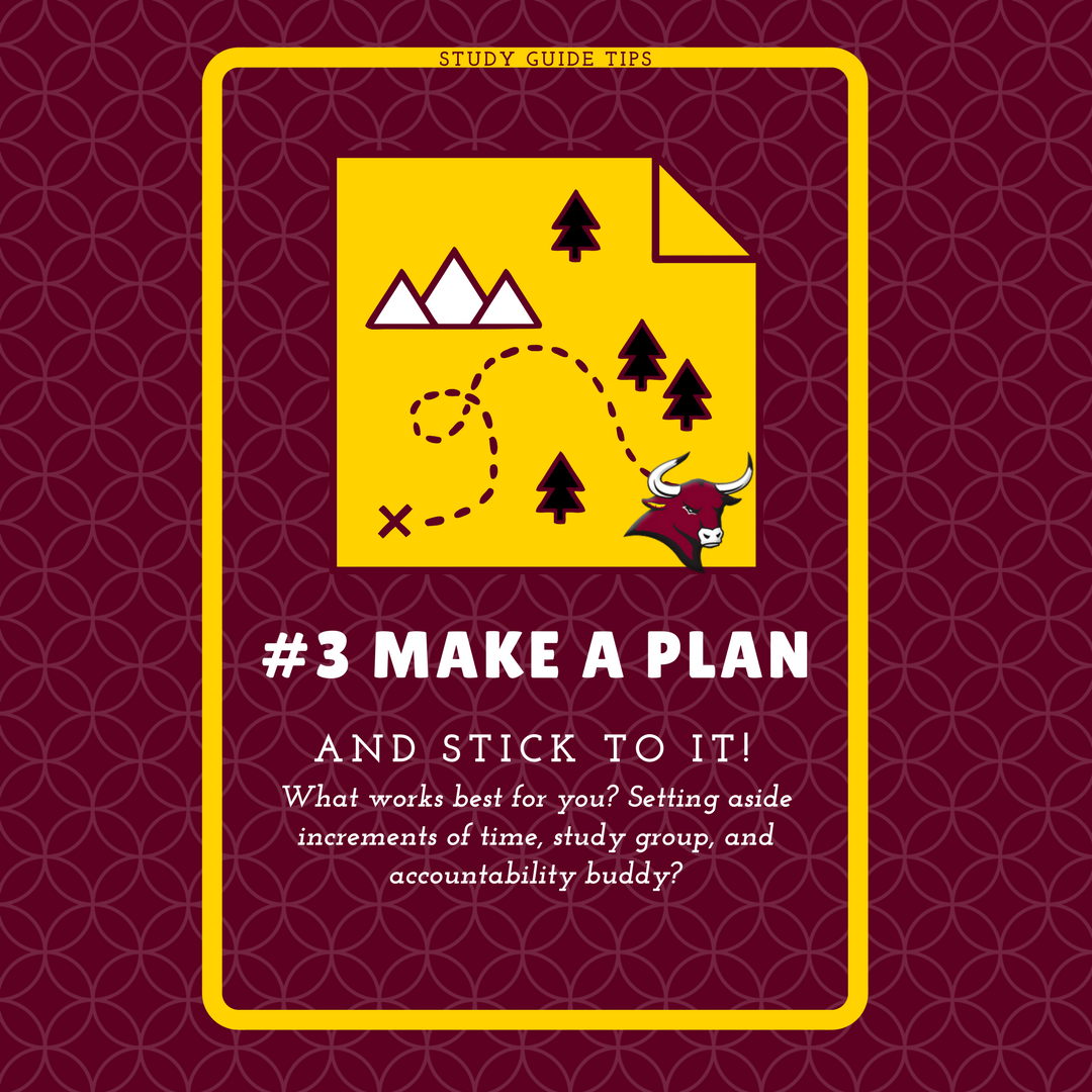 Tired of fumbling around trying to figure what to do first? Make a plan. What are your priorities? Where do you struggle the most? What subjects come easy? When are things do? Remember, CMU has several resources to help you out including the TLC! #MavUp #studybuddy #inittowinit