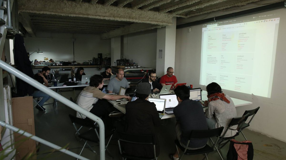 rotorstudio's tweet photo. #openframeworks 4 dummies, gracias a todas por venir ;) https://t.co/Sm8fvSNLRW
