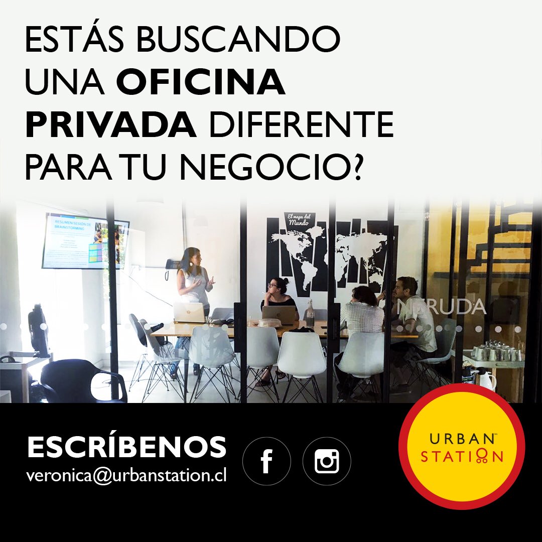 UrbanStationCL's tweet photo. ¿Estás en búsqueda de una oficina privada DIFERENTE y a la medida para tu negocio? 🤔👨🏻‍💻

Envía un email a 👉 Veronica@urbanstation.cl para más información.

#enjoyworkingdifferently https://t.co/V1ZtGAeCN5