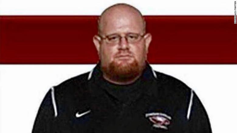 Aaron Feis, 37 was an assistant football coach at Stoneman Douglas High School. He was killed when he threw himself in front of students to protect them from the bullets. He was a hard worker, very kind soul, and a hero.