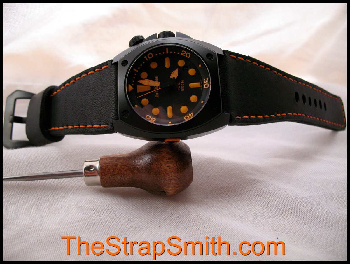 TheStrapSmith's tweet photo. #BellandRoss #artisan #Custom #leather #customthread #handmade #thestrapsmith https://t.co/8eNKr755TA