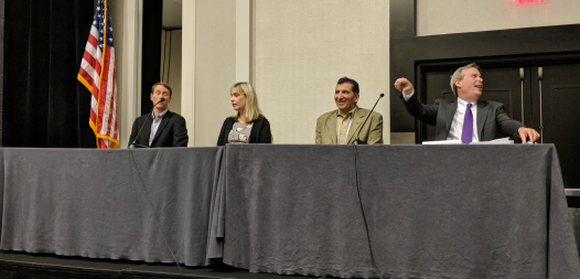 NeoNova_NNS's tweet photo. The Realities of Linear Video: Frank Scotello (tan suit), with our sister company Pulse Broadband, shared his expertise as part of a panel at #IPVision18 today in #NOLA https://t.co/mDI2T42FYx
