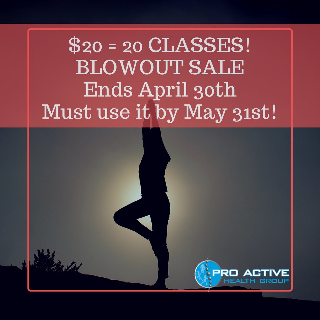 ProactiveClinic's tweet image. TIME IS TICKING🕥

Hurry up and grab this amazing deal because sitting on the couch is not going to get your 🍑in shape! 💲20 FOR 20 CLASSES!! Offer Expires April 30th! Must use all 20 classes by May 31st💪
.
.
.
.
#fitness #fitnessaddict #proactive #health #weightloss #summerbod
