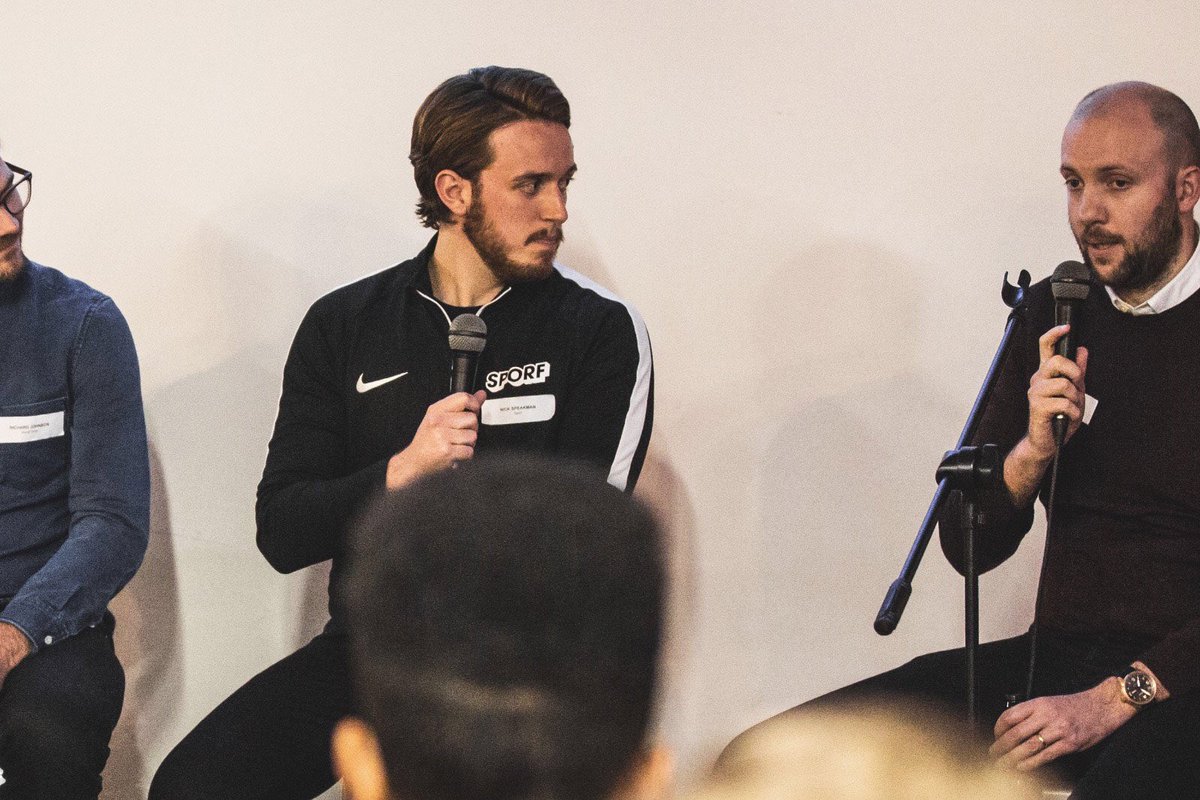 _Nick's tweet photo. 🔝evening on the @DigitalSportUK panel.

🎤 Discussing ‘How To Engage With Next Gen Fans On Social Media’ with @DanielMclaren, @RichJohnno &amp; @SimonjFarrant.

😎 Fantastic to host the event from our very own @TheSocialChain offices...looking forward to the next one! https://t.co/zp1XdAs4Ih