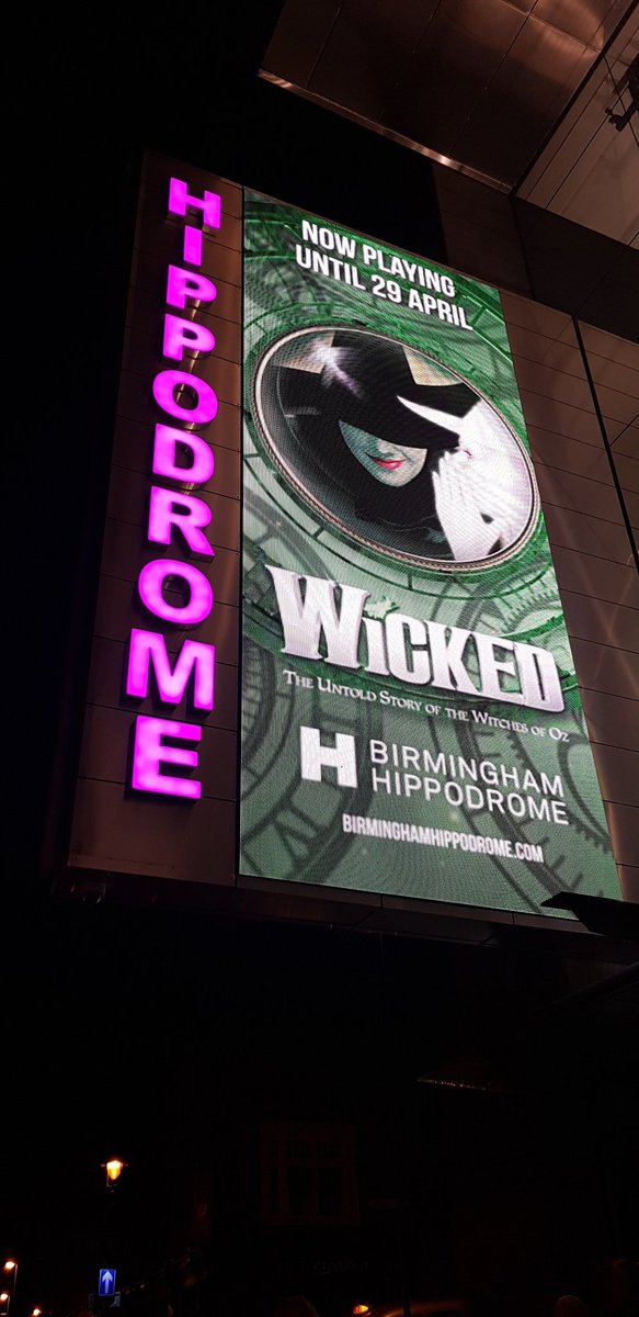 TGAS_DT's tweet photo. Currently defying gravity and en route back from a wicked evening out with @TGASolihull Drama students and staff! https://t.co/SA9bmPlRli