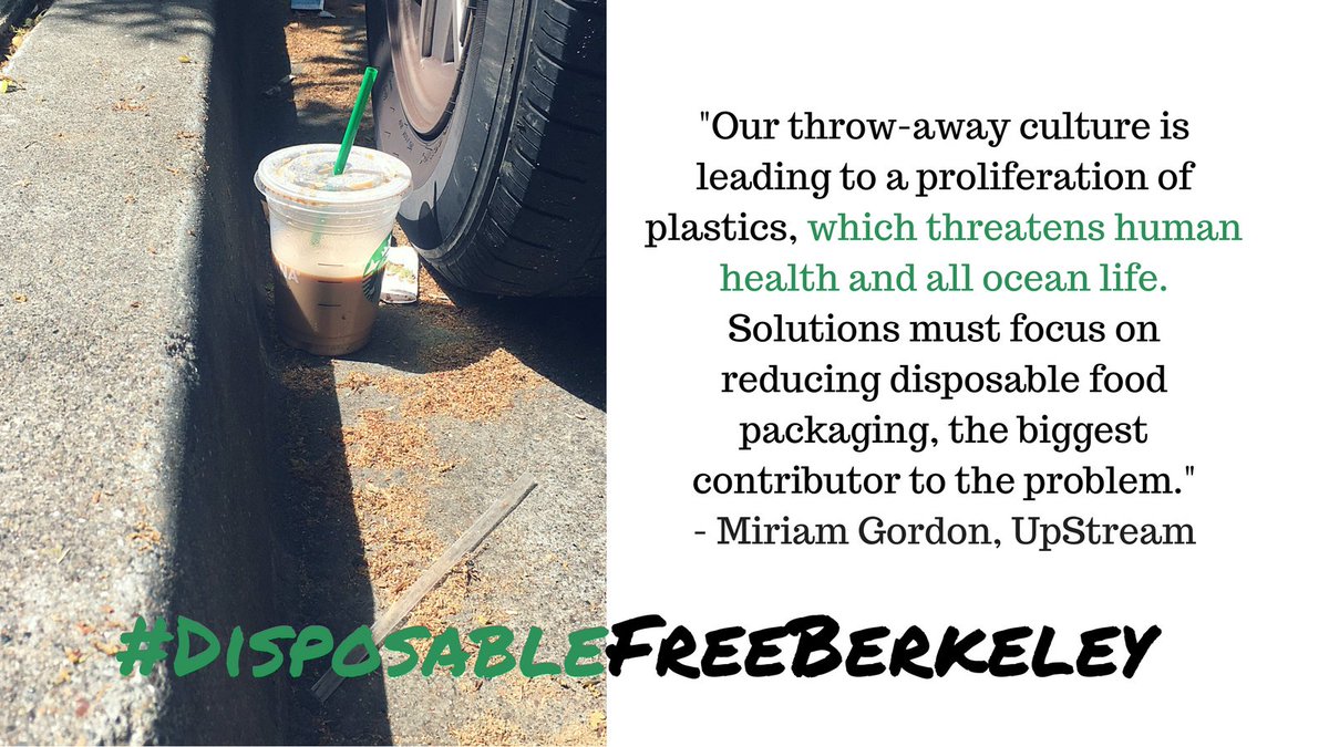 GAIAUS_CAN's tweet photo. 80% of ocean plastic pollution comes from land. In Bay Area, food and drink packaging is majority of street litter that becomes ocean pollution. Groundbreaking #BerkeleyUnpackaged ordinance addresses source of problem. City Council Meeting TNITE! https://t.co/jDeTdoAxJG https://t.co/uXLgRhH6To
