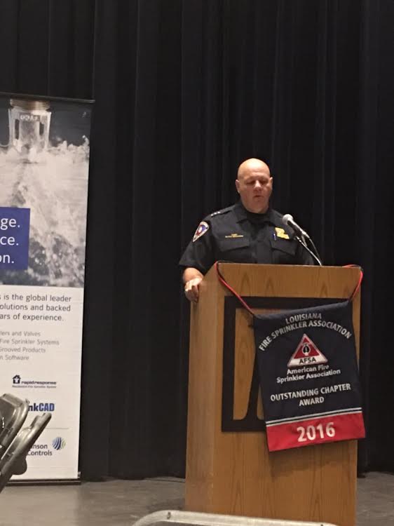 AFSA's tweet photo. Today the Louisiana Fire Sprinkler Association hosted it's 3rd Annual Industry Vendor Fair and @NFPA 25 Training! Thank you to all who came out and made the event a huge success! #AFSAChapters https://t.co/2Z3OnxadkU
